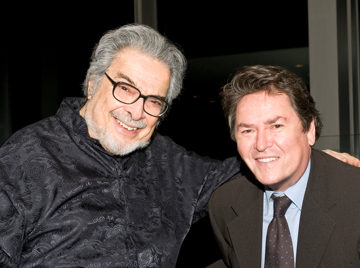 Dr. Peter Simon with the late Leon Fleisher